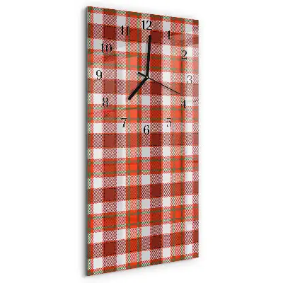 Horloge verticale en verre Filet