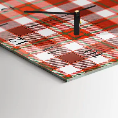 Horloge verticale en verre Filet