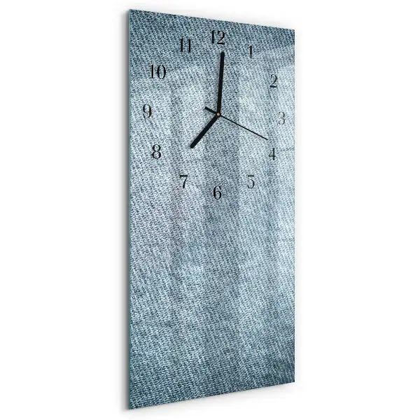 Horloge verticale en verre Plastique