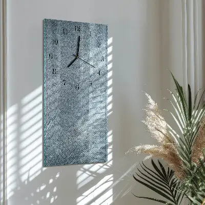Horloge verticale en verre Plastique