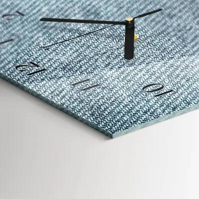 Horloge verticale en verre Plastique