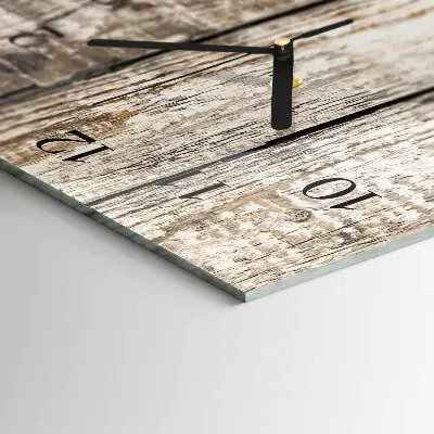 Horloge verticale en verre Nappe