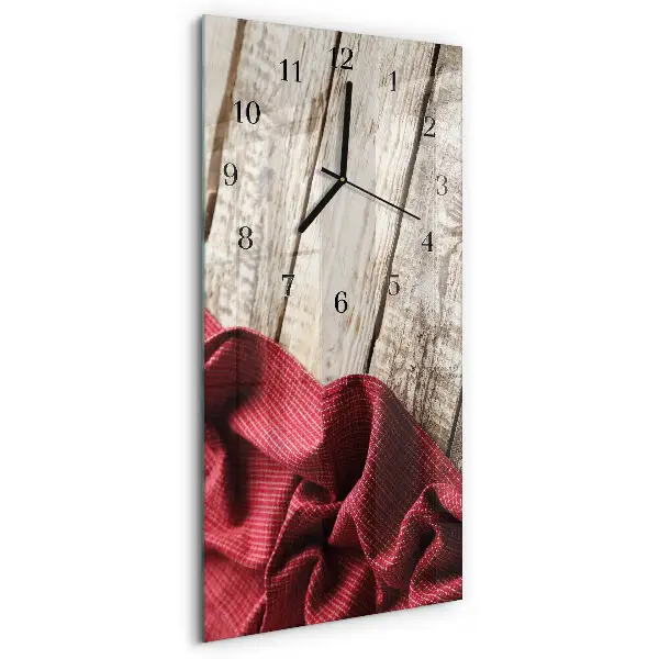 Horloge verticale en verre Tableau