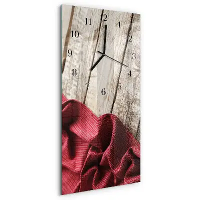 Horloge verticale en verre Tableau