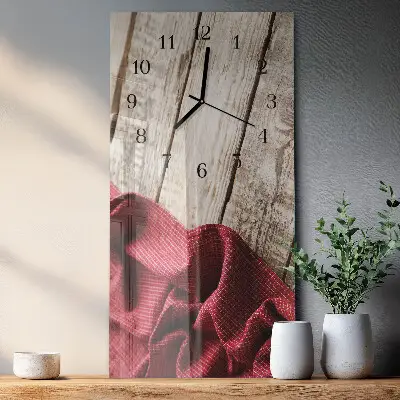 Horloge verticale en verre Tableau