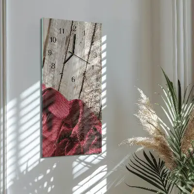 Horloge verticale en verre Tableau