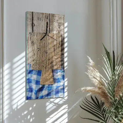 Horloge verticale en verre Planches à découper