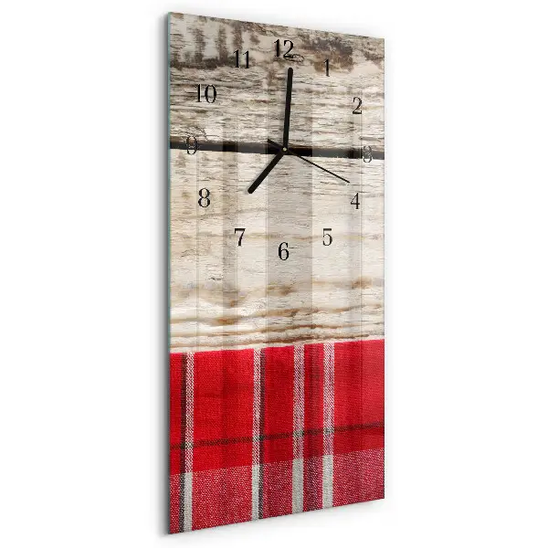 Horloge verticale en verre Tableau