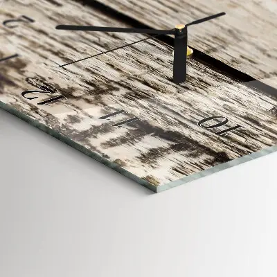Horloge verticale en verre Tableau