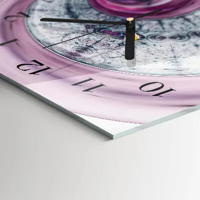 Horloge verticale en verre Vortex
