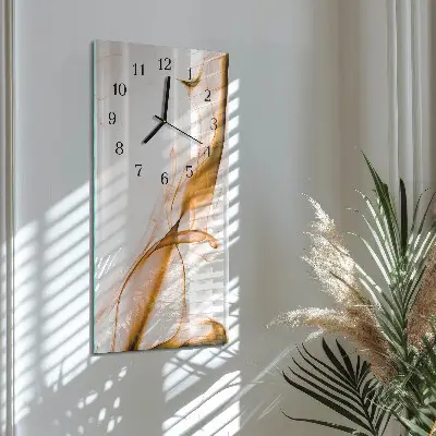 Horloge verticale en verre Modèle