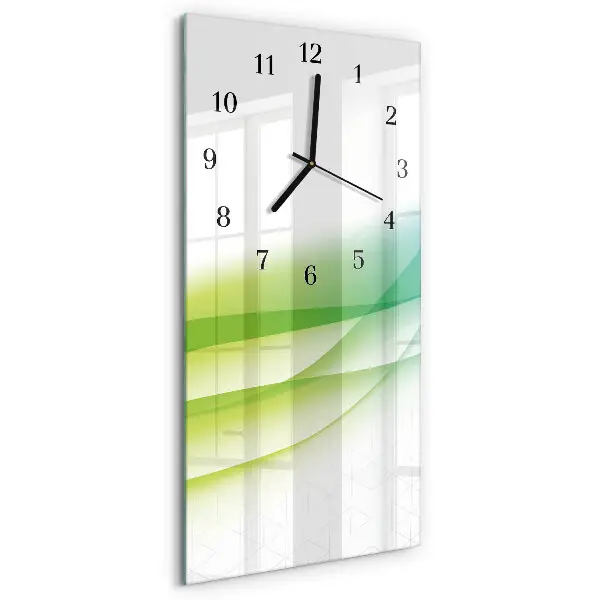 Horloge verticale en verre Modèle