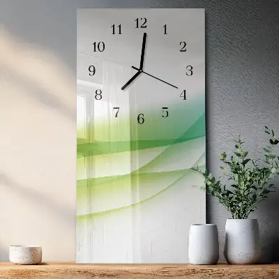Horloge verticale en verre Modèle