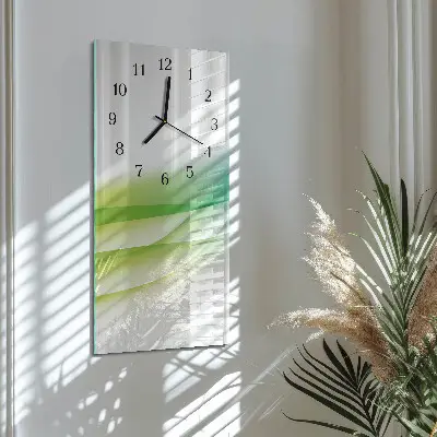 Horloge verticale en verre Modèle