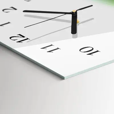 Horloge verticale en verre Modèle