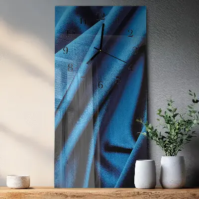 Horloge verticale en verre Matériel