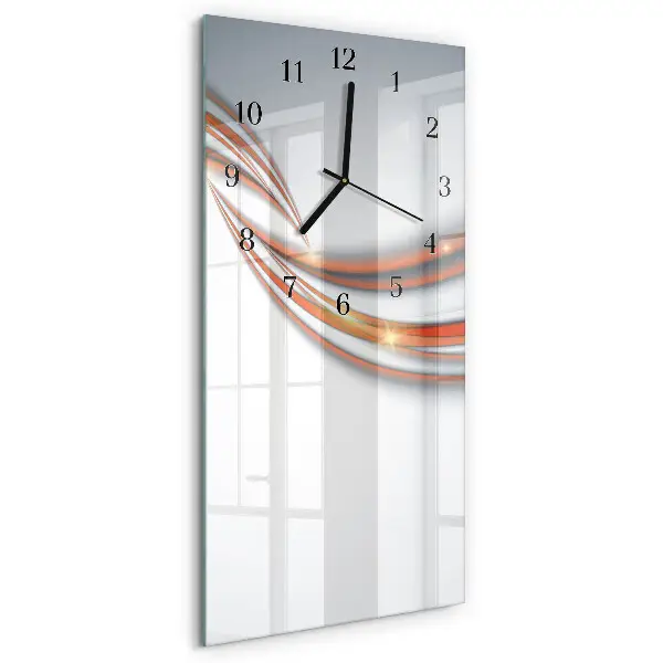 Horloge verticale en verre Modèle