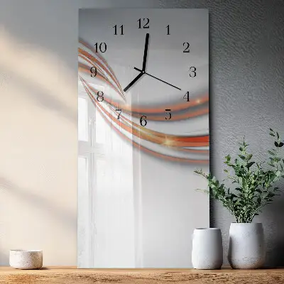 Horloge verticale en verre Modèle