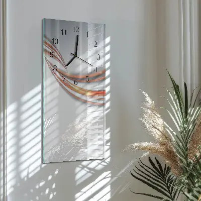Horloge verticale en verre Modèle