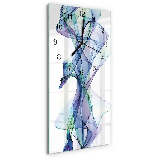 Horloge verticale en verre Modèle