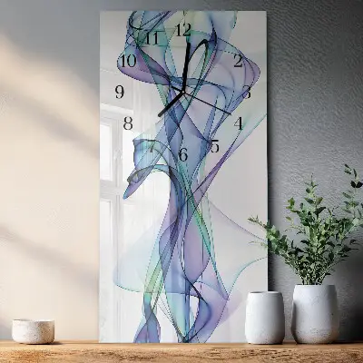 Horloge verticale en verre Modèle
