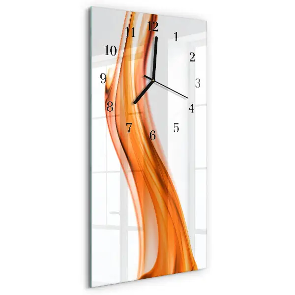 Horloge verticale en verre Patrouille