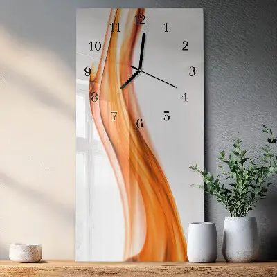 Horloge verticale en verre Patrouille