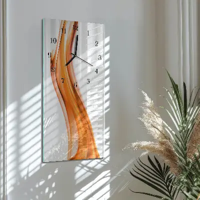 Horloge verticale en verre Patrouille