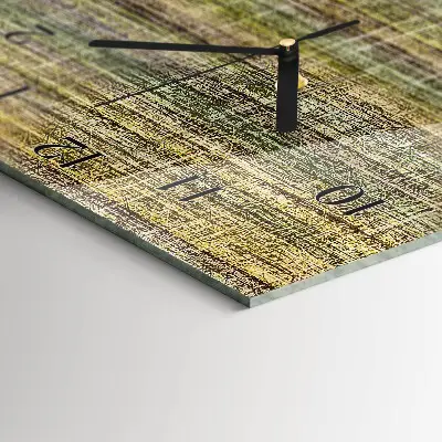 Horloge verticale en verre Tissu
