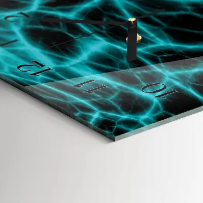Horloge verticale en verre Surface de l'eau