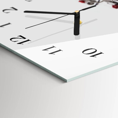 Horloge horizontale en verre Gobelet à vin