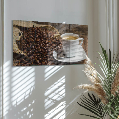 Horloge horizontale en verre Petite robe noire