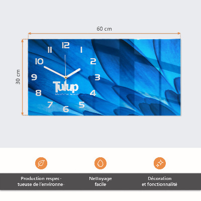 Horloge horizontale en verre Fruits et nectar