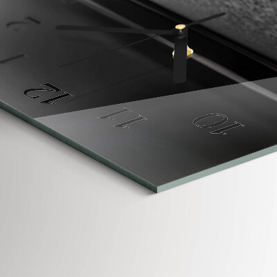 Horloge horizontale en verre Piano d'appoint