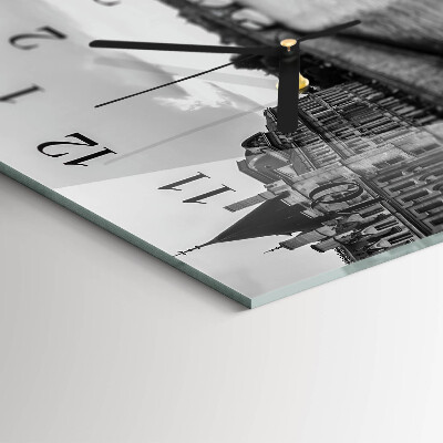 Horloge horizontale en verre Ponts parisiens