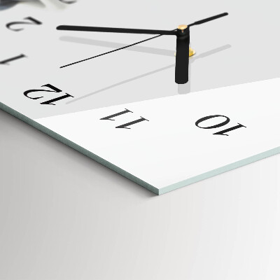Horloge horizontale en verre Myrtilles
