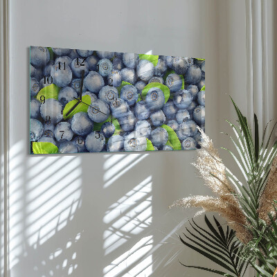 Horloge horizontale en verre Myrtilles