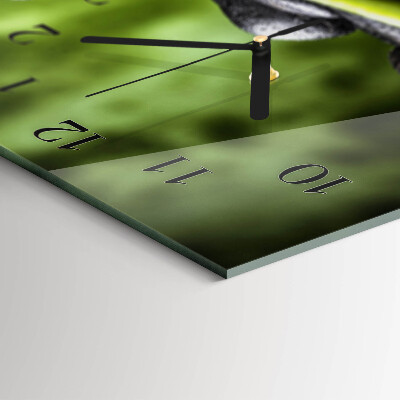 Horloge horizontale en verre Pierres de méditation