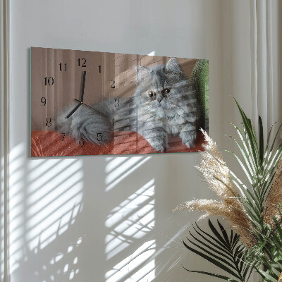 Horloge horizontale en verre Persan