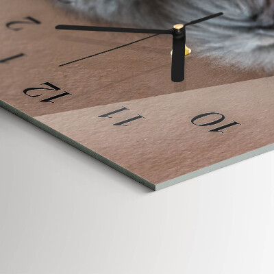 Horloge horizontale en verre Persan