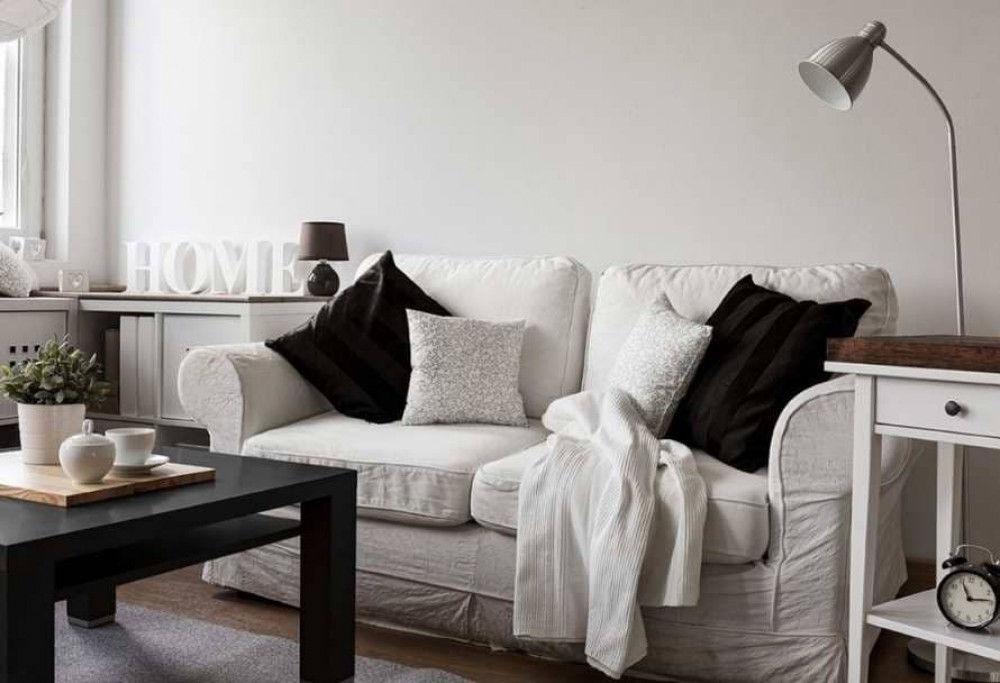 Salon de style scandinave