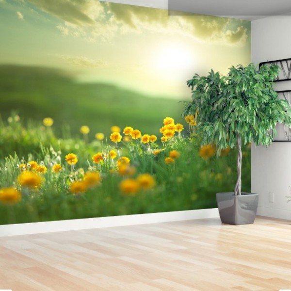 Cinq idées pour une déco de salon printanière