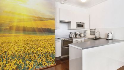 Une petite cuisine décorée d'idées