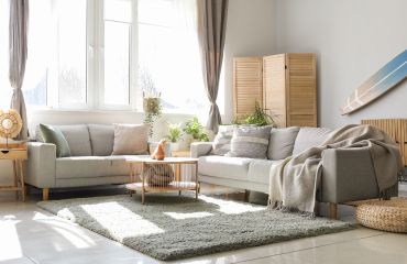 Salon en style naturel - découvrez la beauté de la nature dans votre intérieur